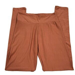 LuLaRoe Original Buttery Soft Vintage Solid Leggings Rose Pink One Size OS